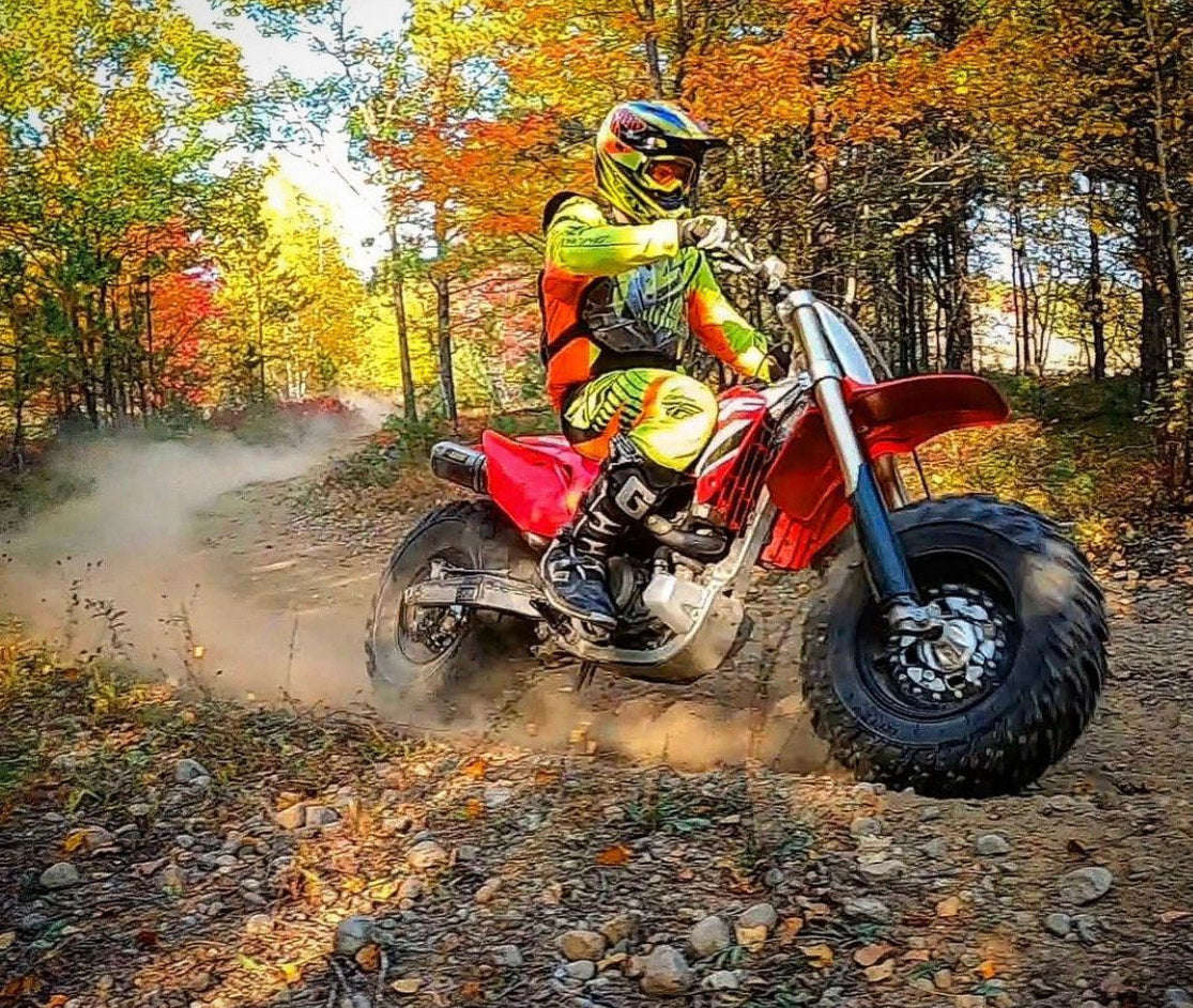 Dirt Bike Fat Tire Kit Benefits – BVC Big Wheels