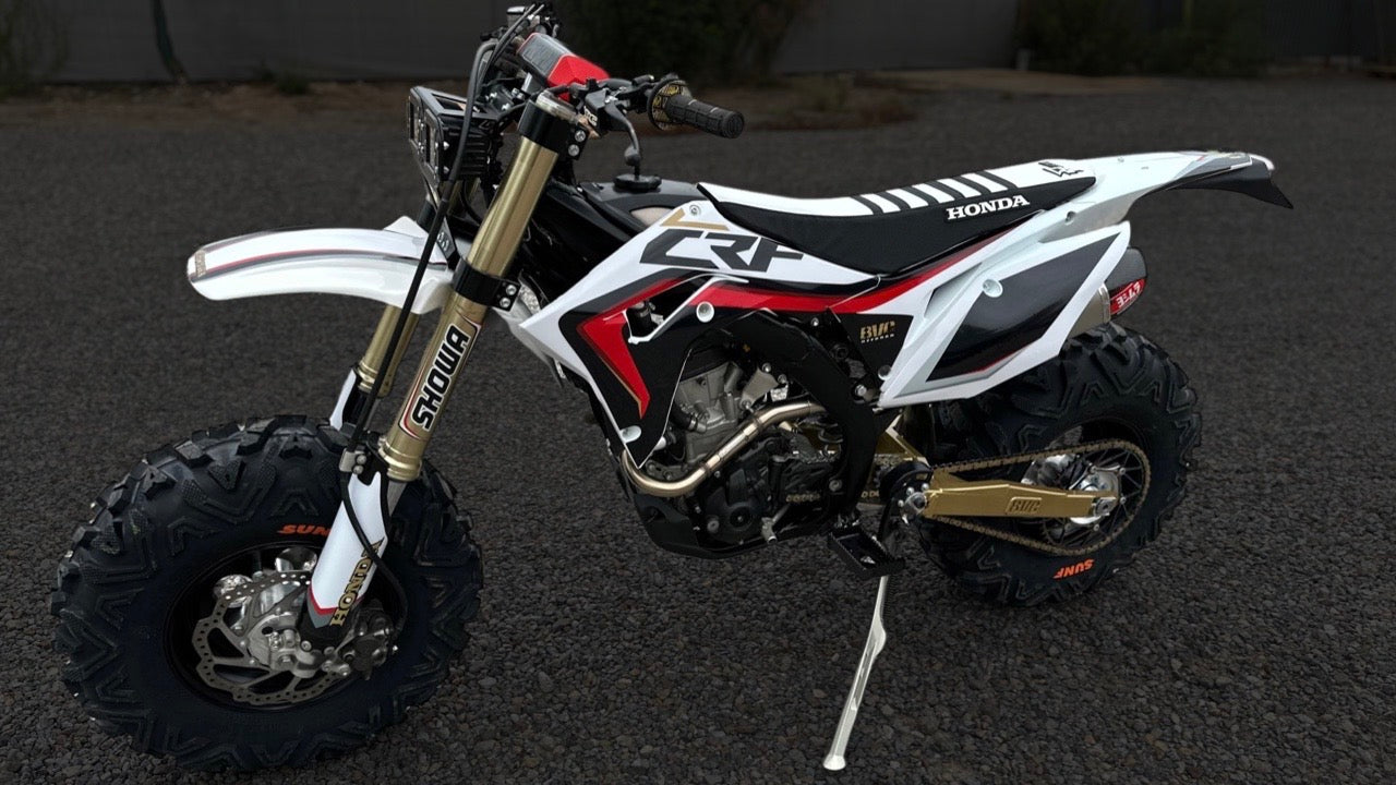 CRF250R CRF250X Complete Big Wheel Kit – BVC Big Wheels