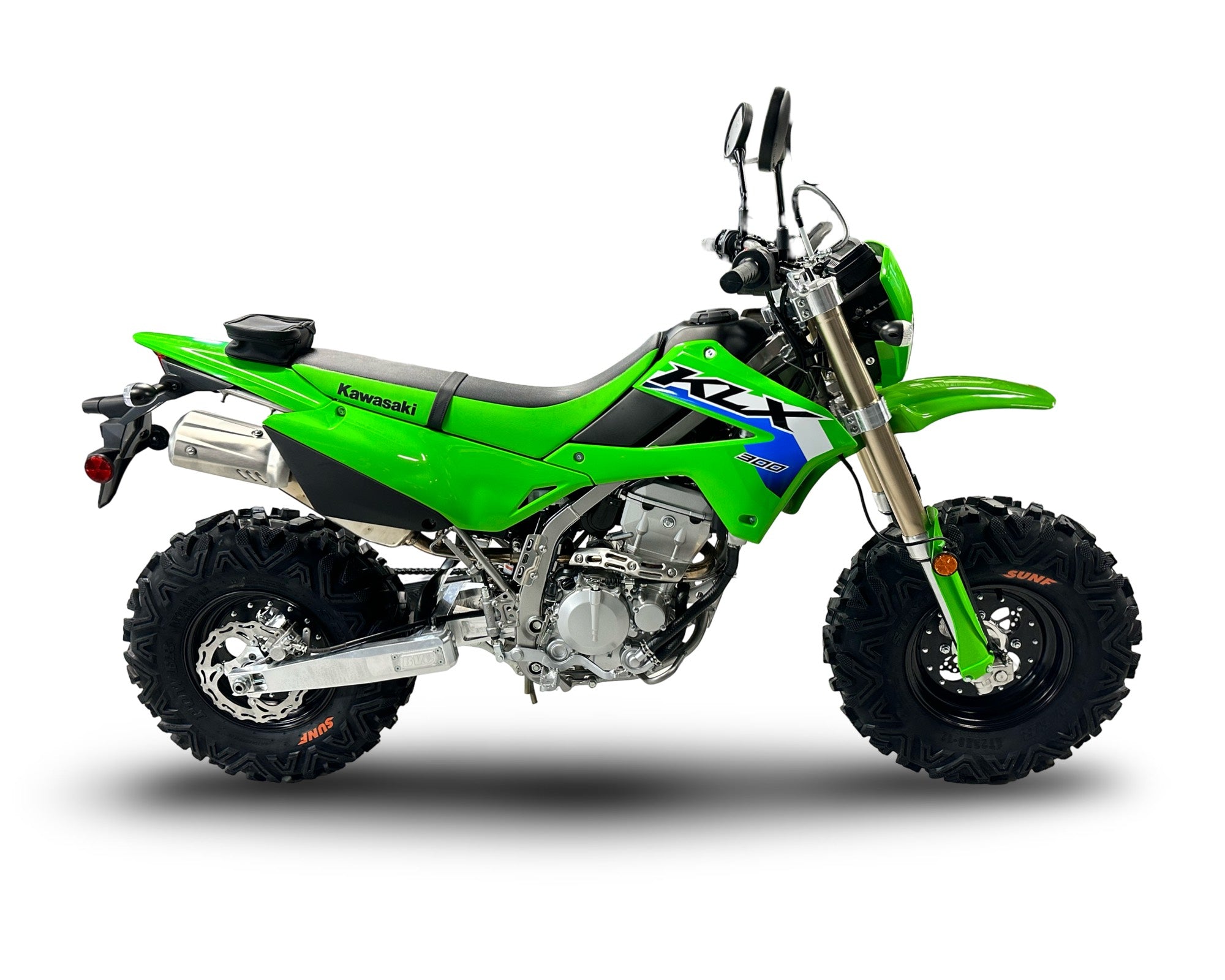 KLX300R Complete Big Wheel Kit- OFFROAD Model – BVC Big Wheels