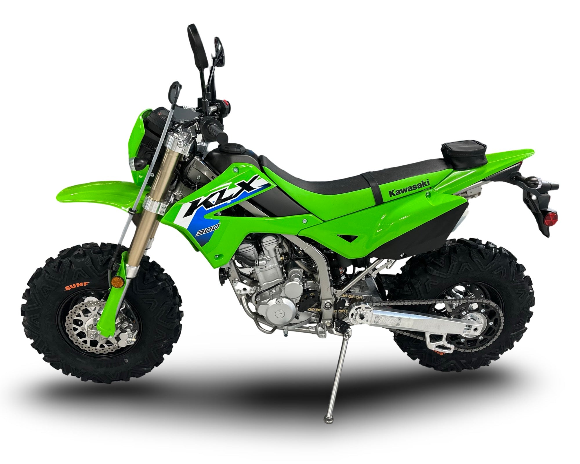 KLX300 Dual-Sport Complete Big Wheel Kit – BVC Big Wheels