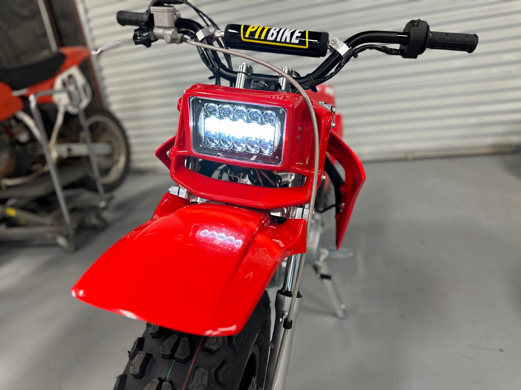 Parafango Anteriore Pit Bike CRF 110 Bianco - Foto 6